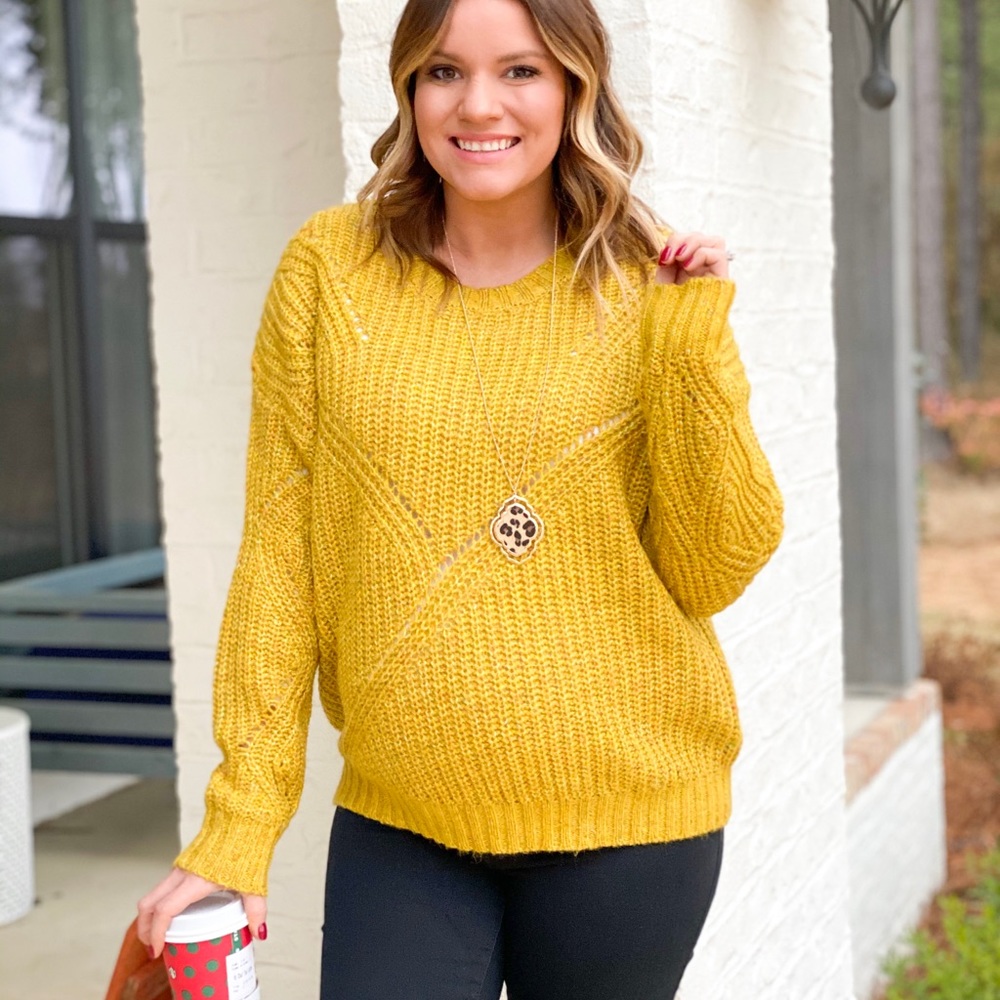 Mustard sweater